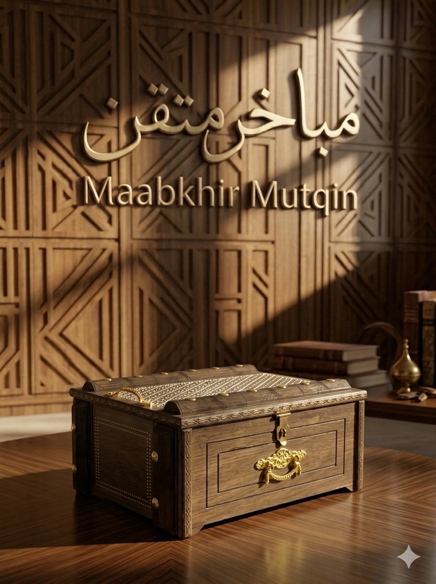 صندوق رشم للاهداء فارغ يستوعب مبخرة واحدة - صورة 1