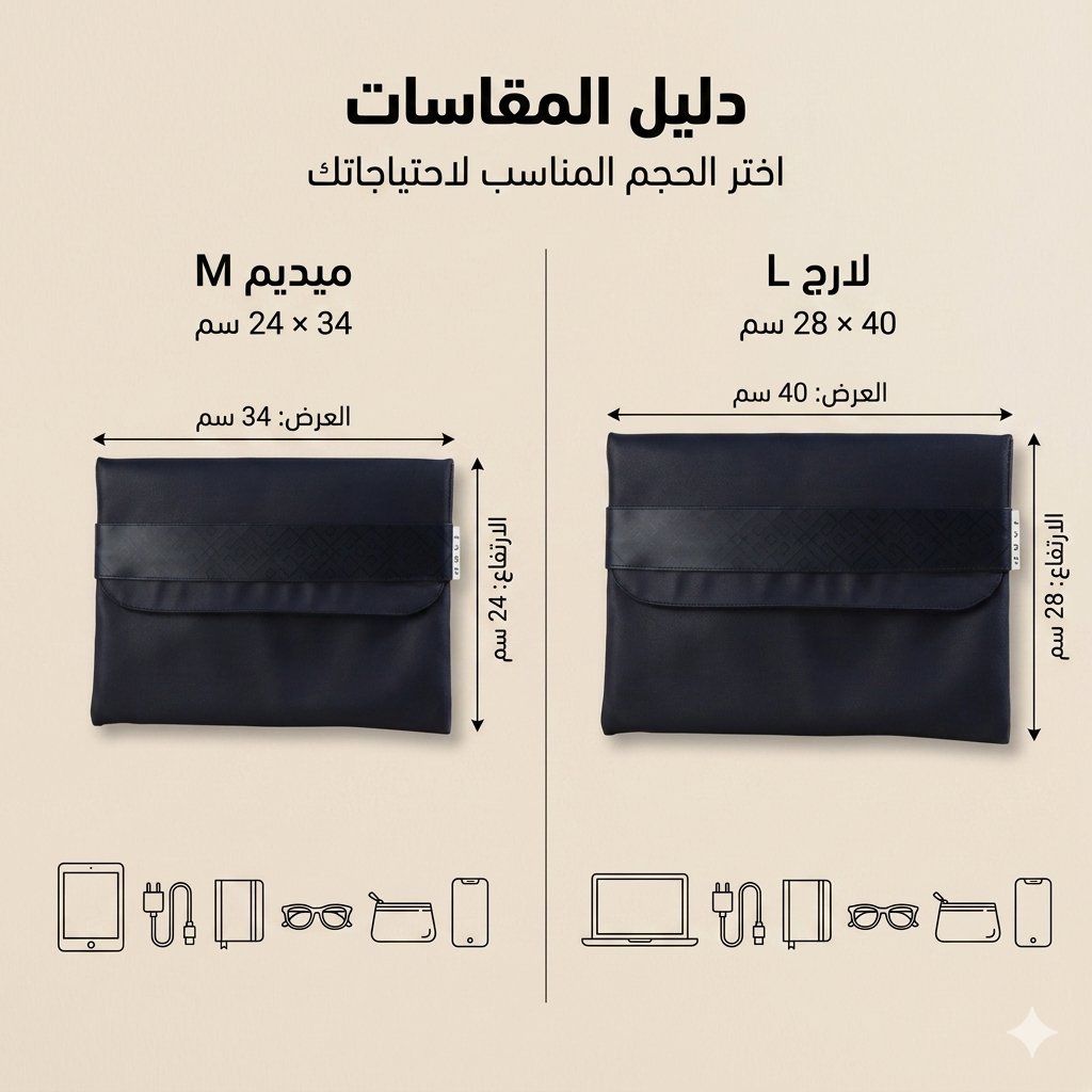 حقيبة باوتش نجد - كحلي - صورة 5