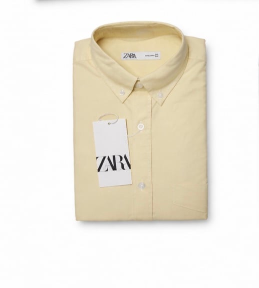 Zara Men’s Classic Cotton Button-Down Shirt - صورة 2