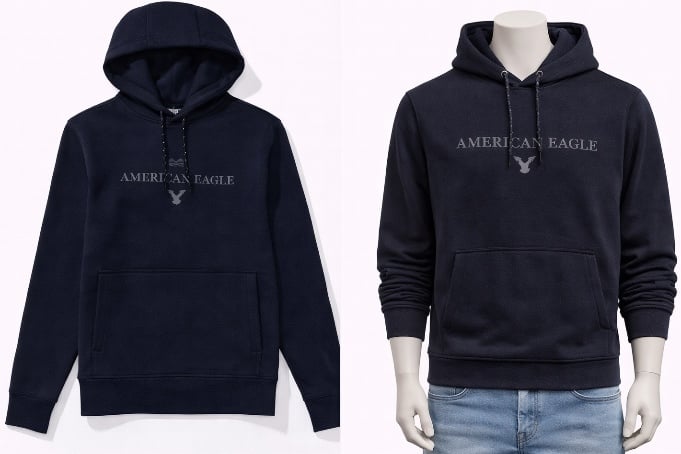 Logo Hoodie – Navy - صورة 2