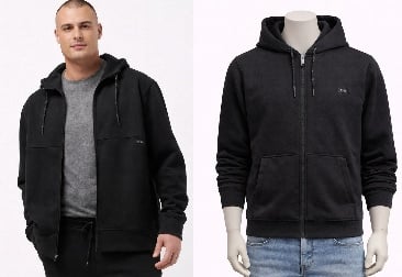 Essential Zip Hoodie – Black⚫️ - صورة 1