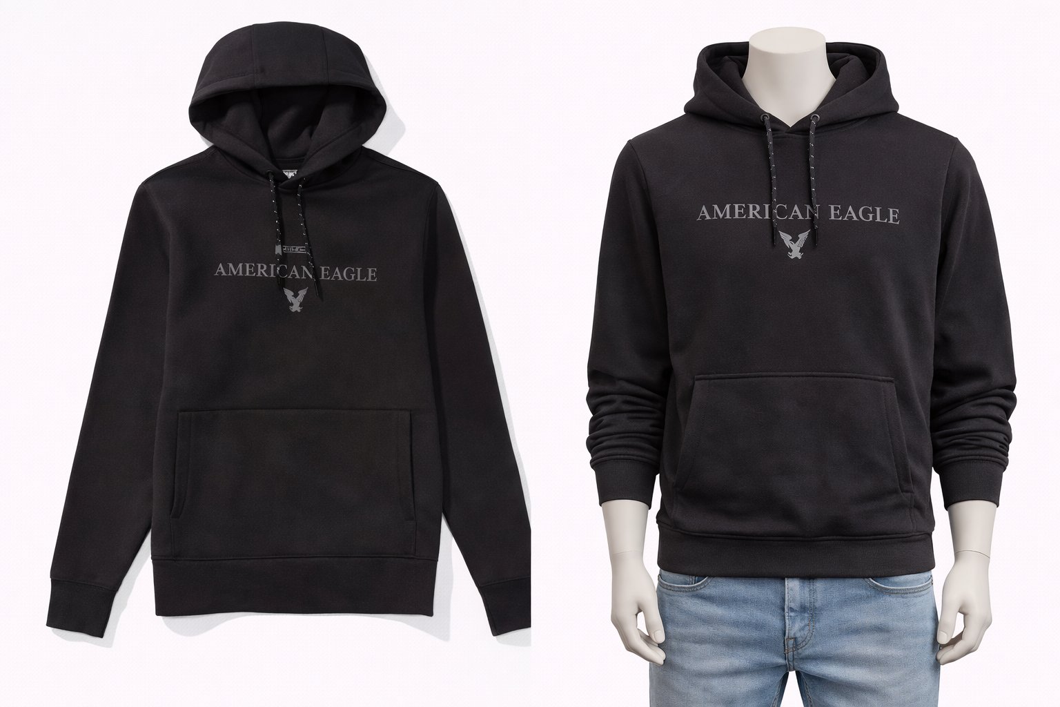 Logo Hoodie – Black⚫️ - صورة 1