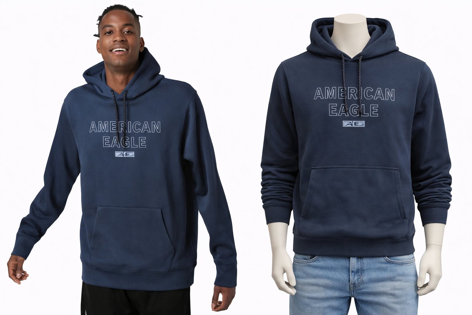 Navy Hoodie - صورة 1