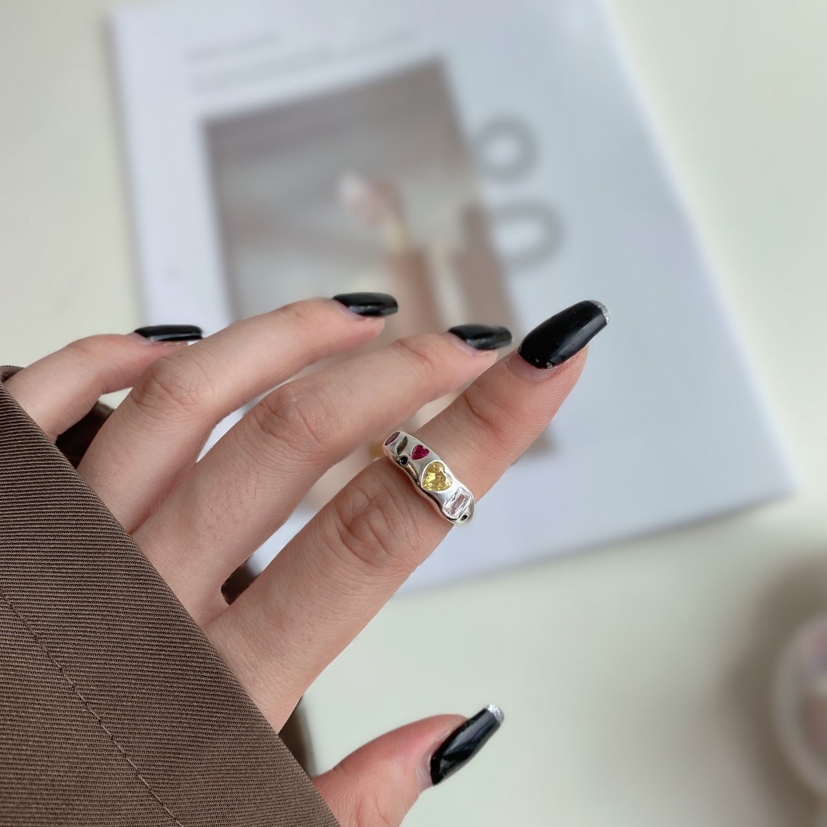 خاتم فضة عيار 925 - صورة 5