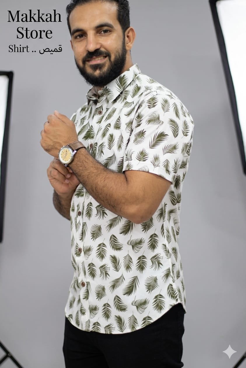 Short-sleeve printed shirt - Image 2