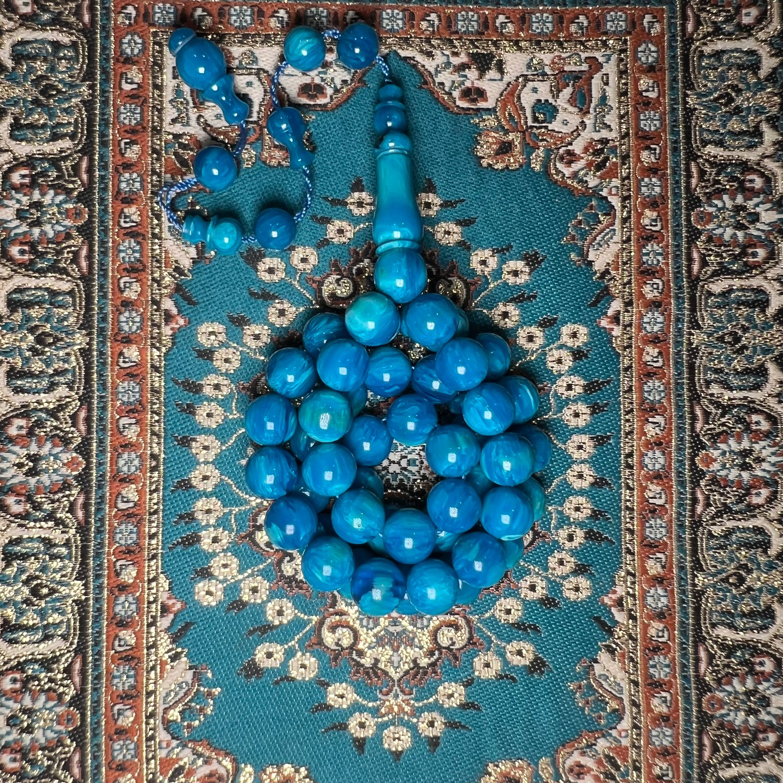 مسباح بكلايت ازرق سماوي - صورة 1