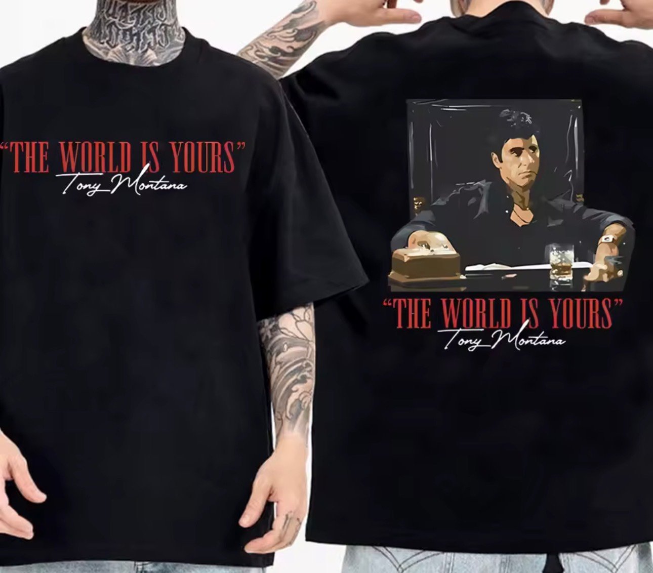 The scar face t shirt - Image 2