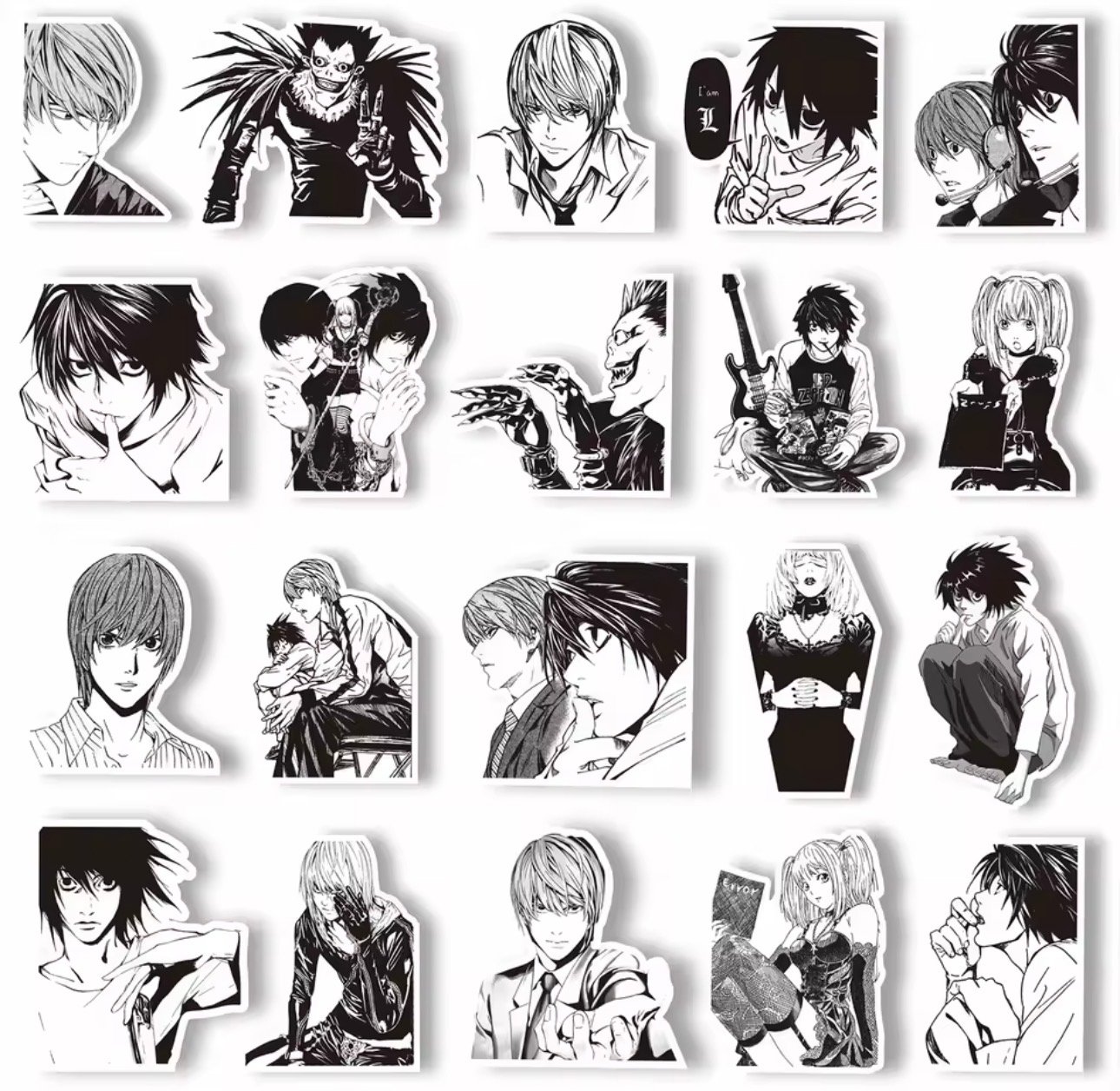 ‏65 قطعه من ستكرات death note - Image 3