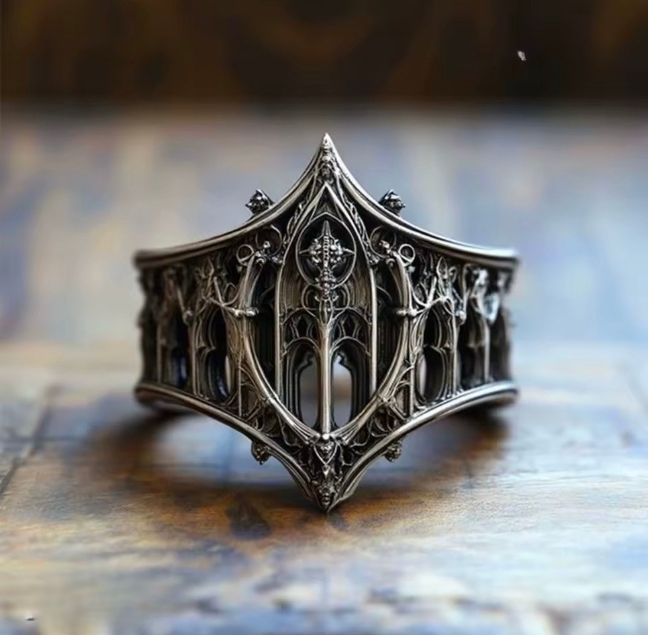 gothic ring - صورة 1