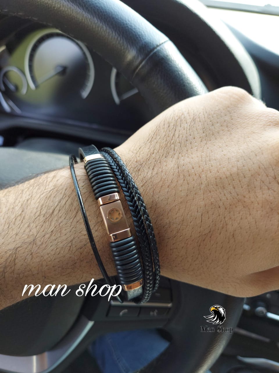 Leather Bracelet  - صورة 2