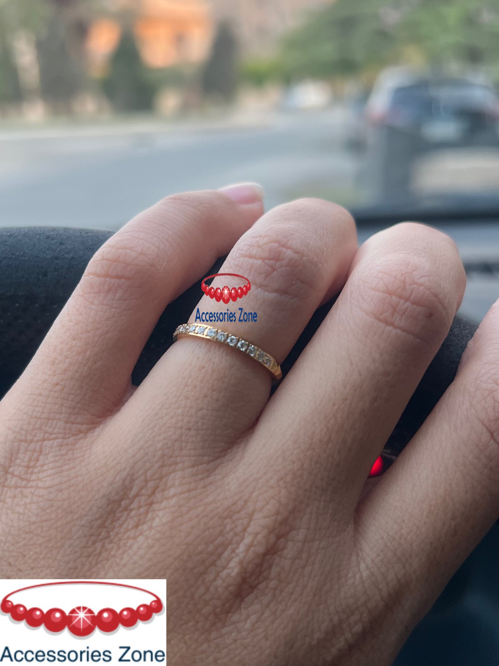 خاتم او دبلة او محبس دبل فيس - Image 4