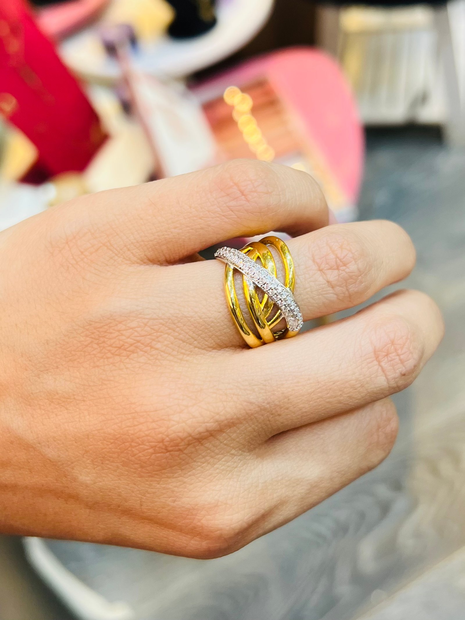 Gold plated ring  - صورة 1