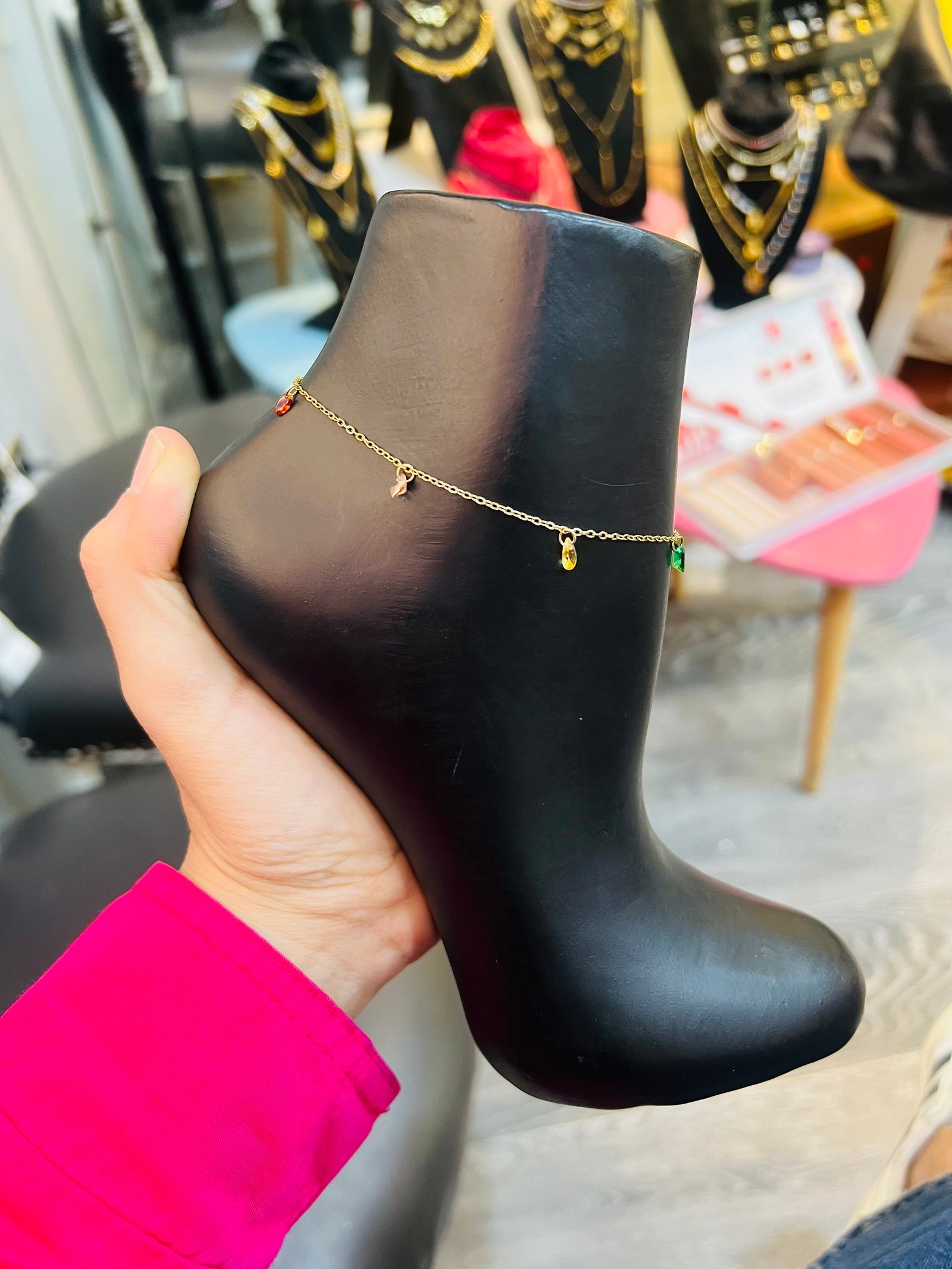 Coloured anklet - Image 1