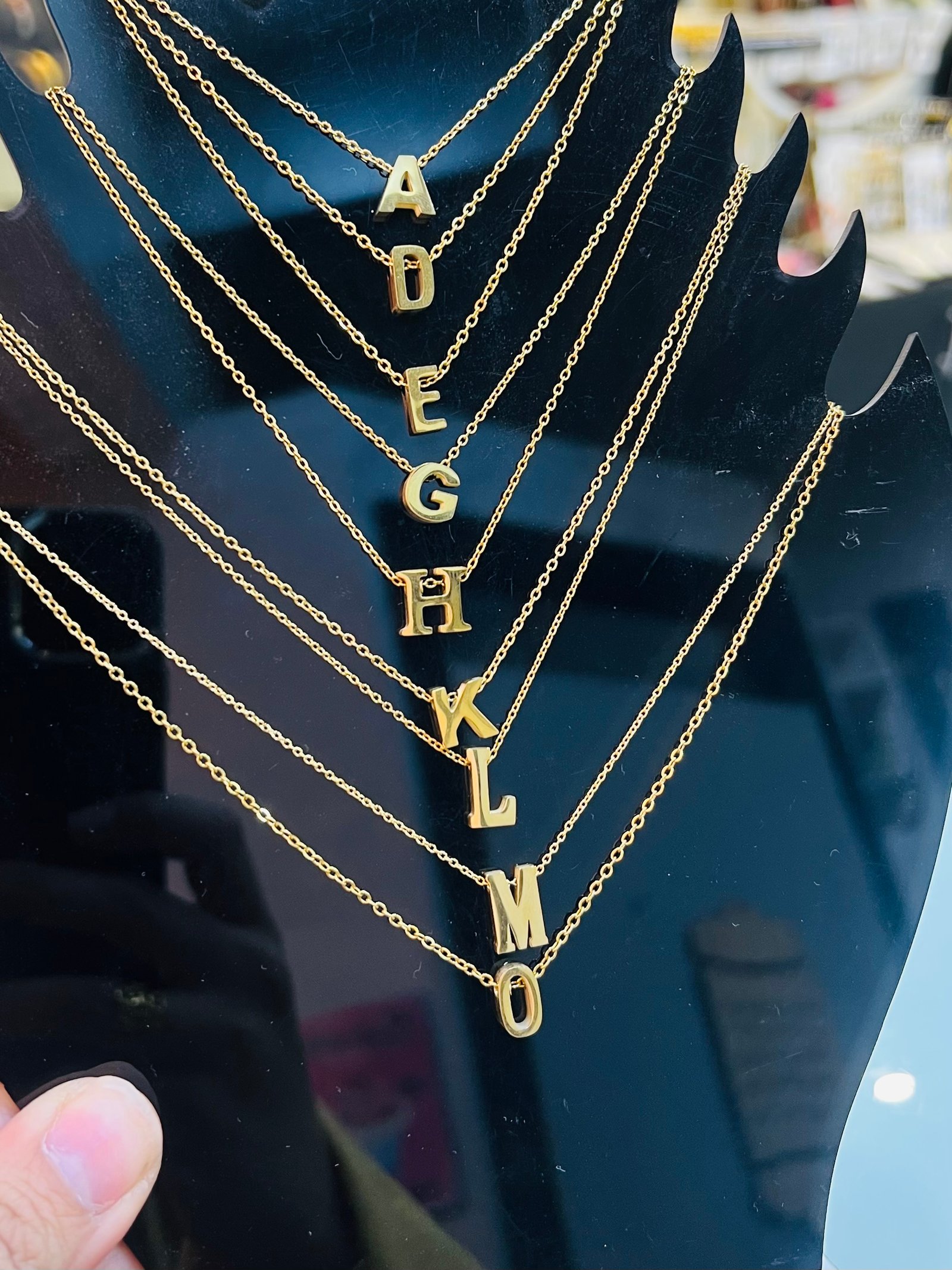 Letters necklace  - صورة 1