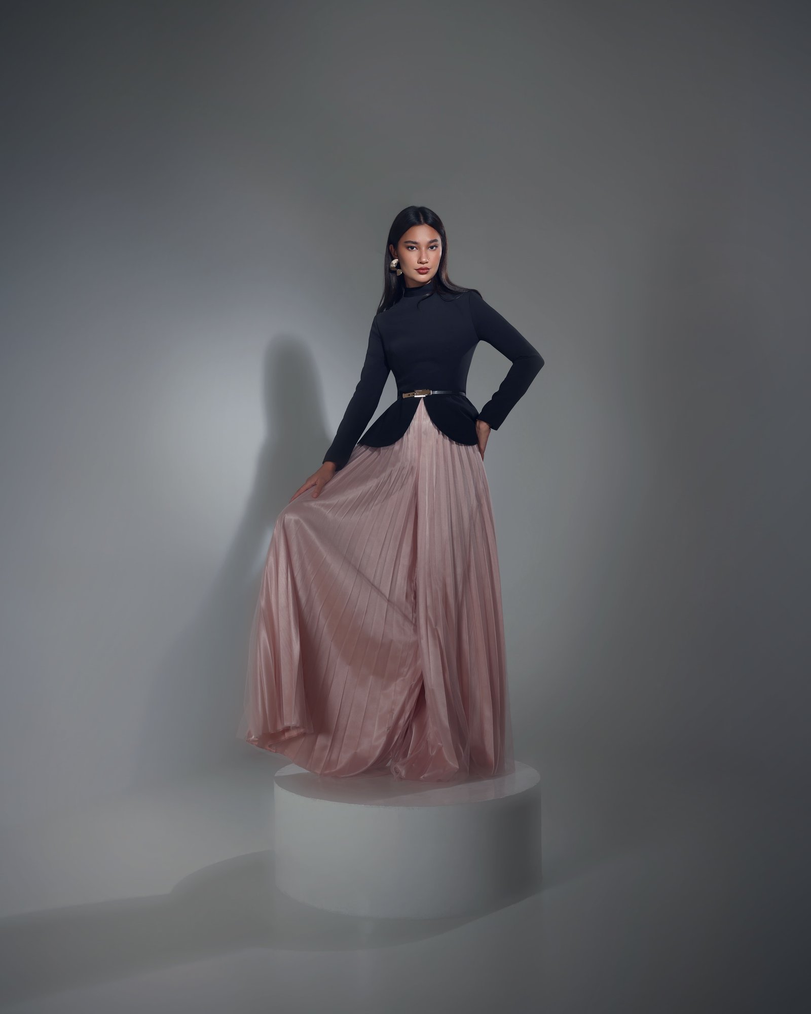 pleated tulle suit - صورة 8