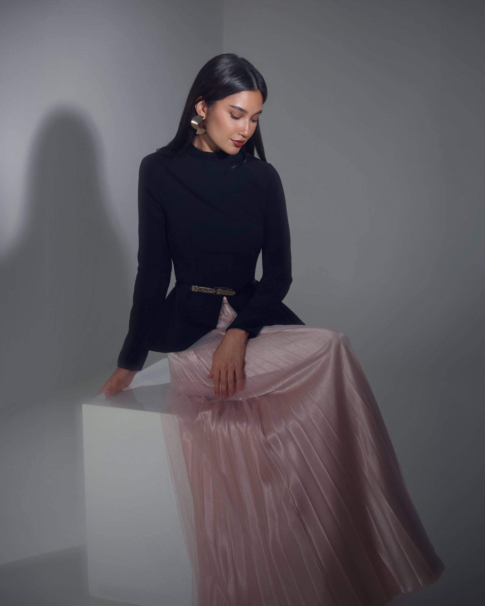 pleated tulle suit - صورة 9