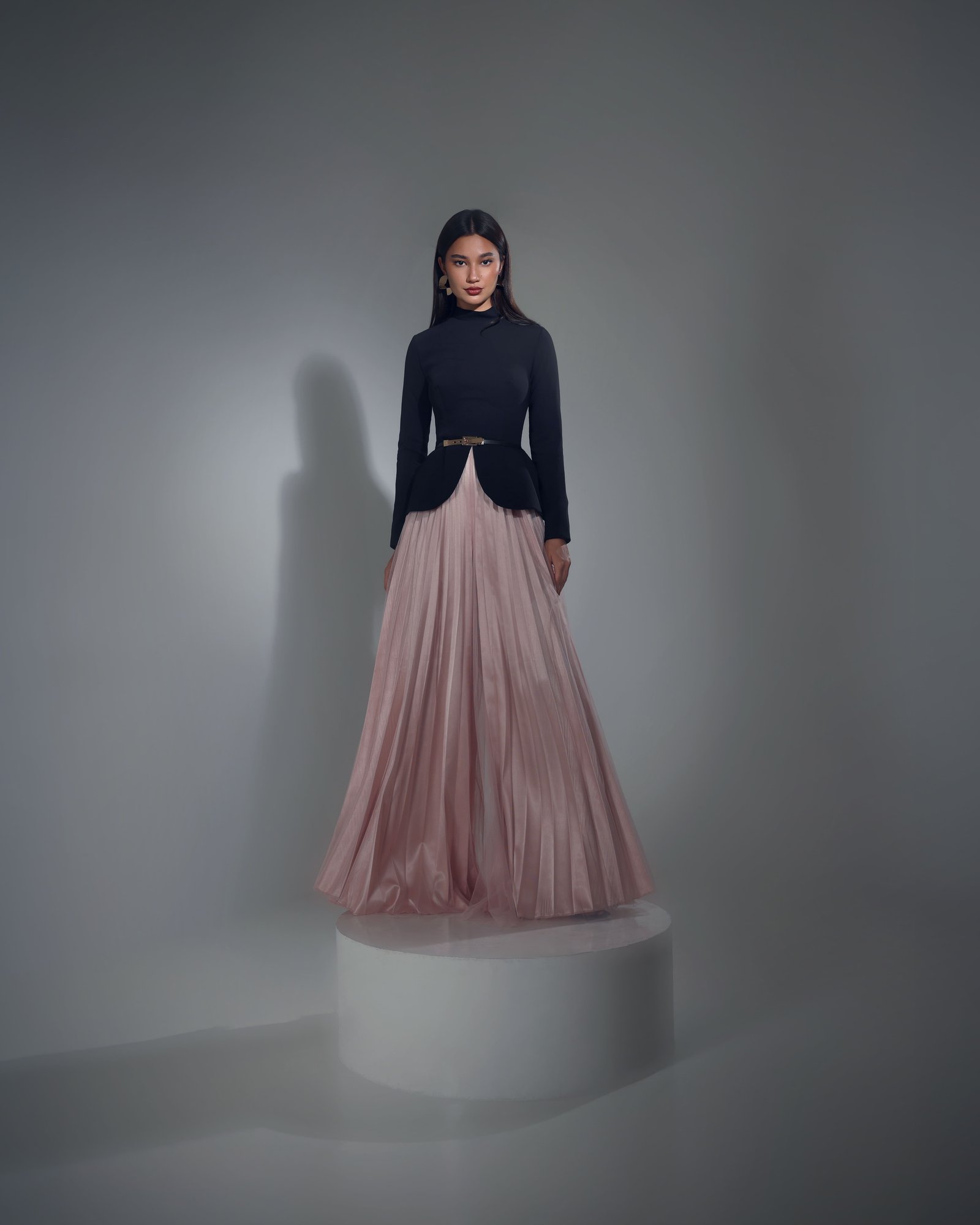 pleated tulle suit - صورة 5