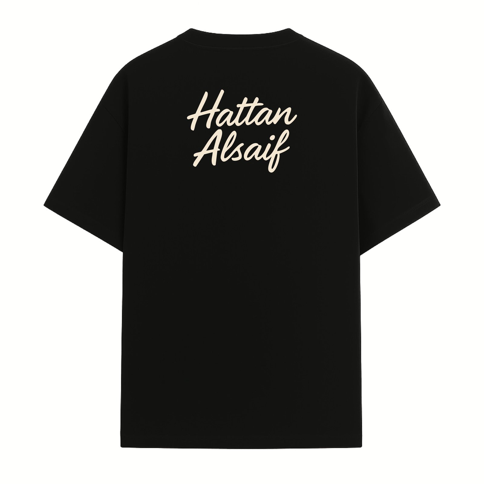  Hattan Al Saif Black T-Shirt - صورة 2