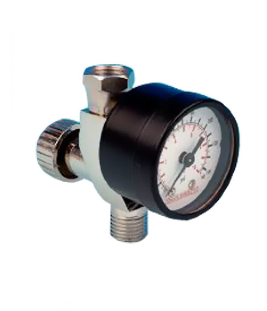 DEVILBISS HAV-501-B Air Adj. Valve With Gauge - صورة 1