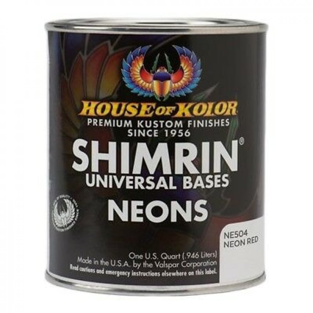 NE504.Q01 HOK Red Neon US Quart 0.946L - صورة 1