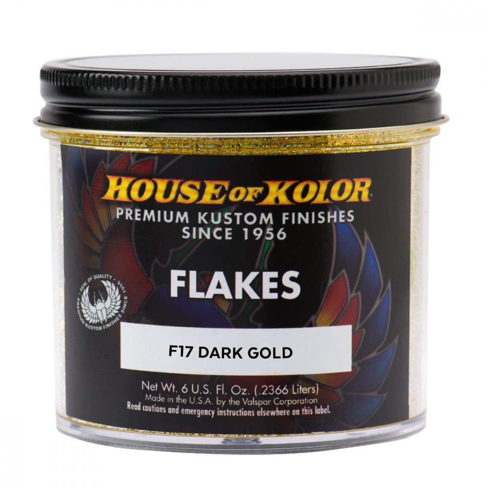 F17.C01 HOK Dark Gold Flake 6oz. Bottle 170gBottle - صورة 1