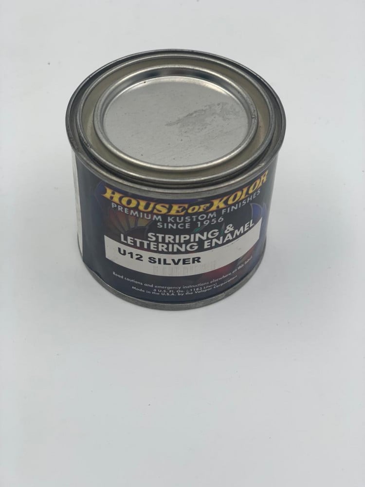 U12.B06 HOK Silver Striping Enamel Bottle - Image 1