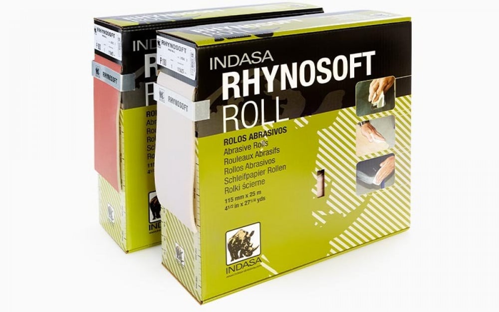 INDASA 5603902403037 RynoSoft Roll 115mmx25m P220 - Image 1