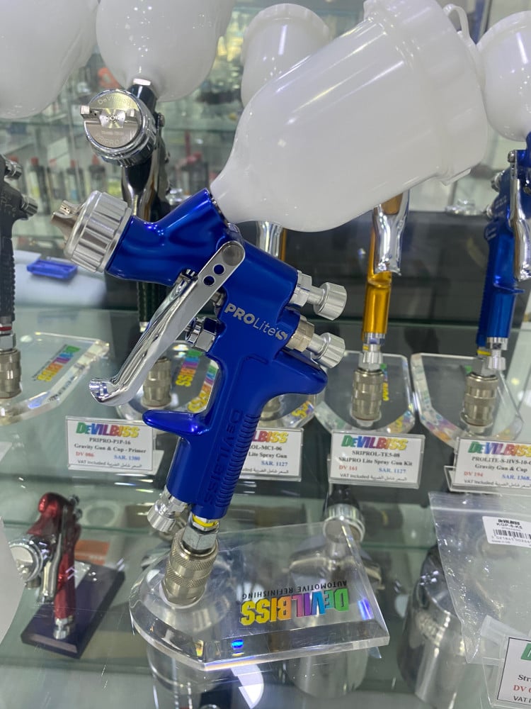 DEVILBISS PROLITE-S-MC1-06-C Gravity Gun & Cup - Image 1