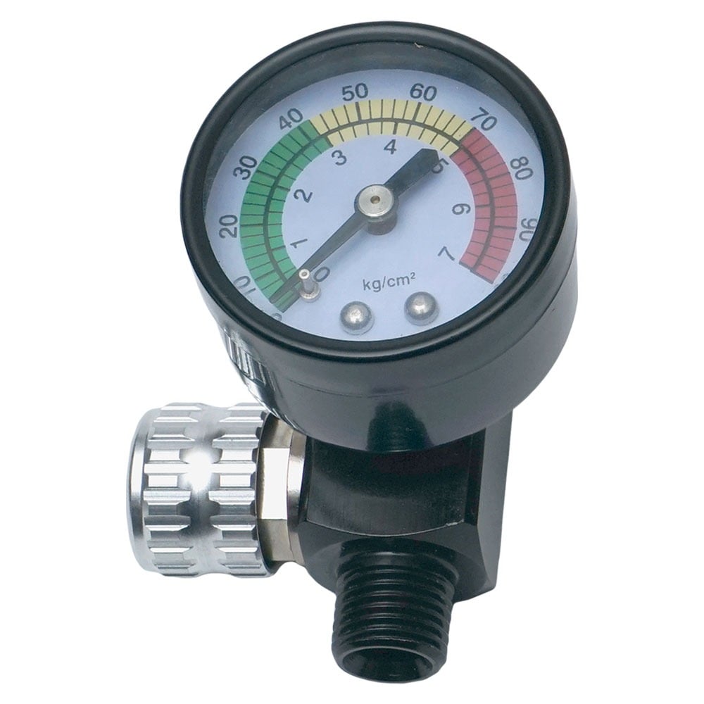 PK-E007 Air Regulator w Gague 1/4