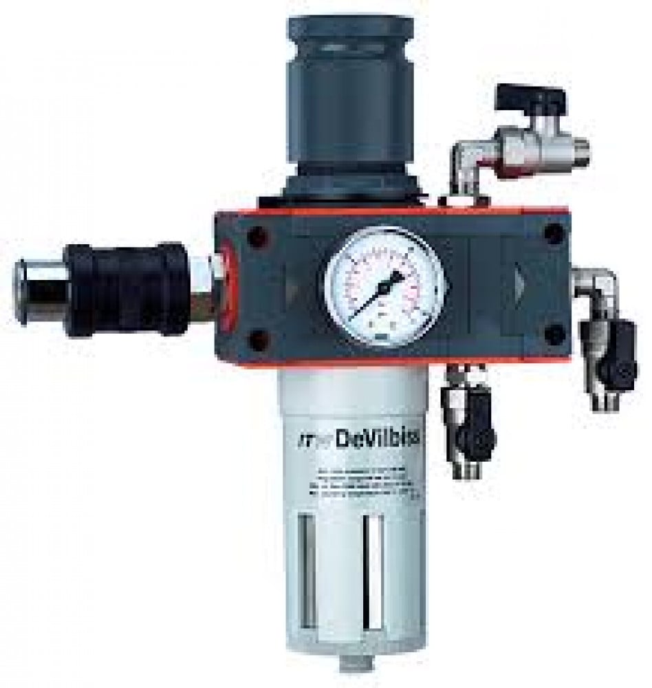 DEVILBISS PROAIR-1 Filter Regulator 3 Outlet (90 cfm - صورة 1