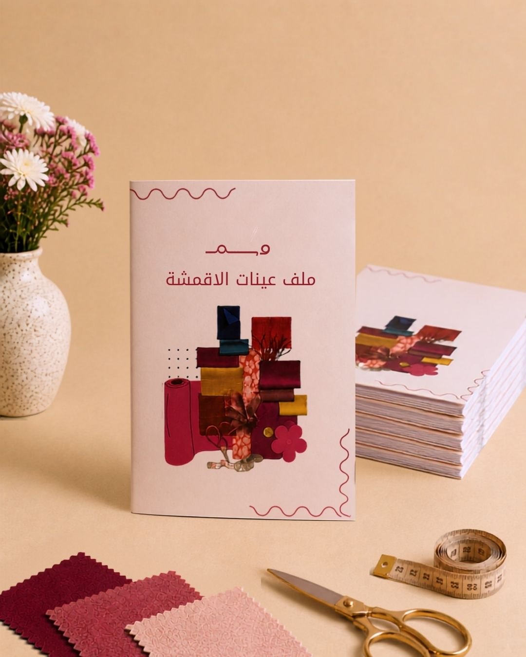 دفتر عينات الاقمشة مطبوع - صورة 1