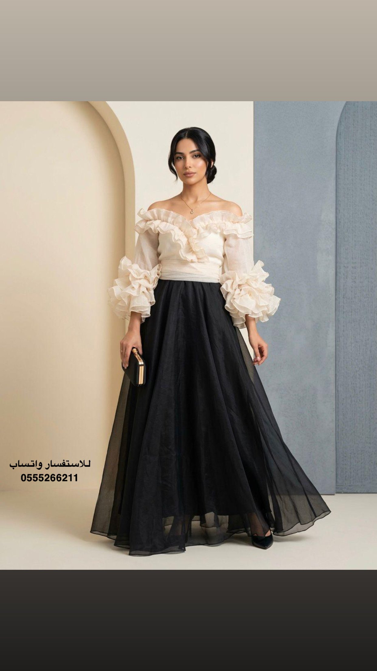 فستان سهرة انيق - صورة 1