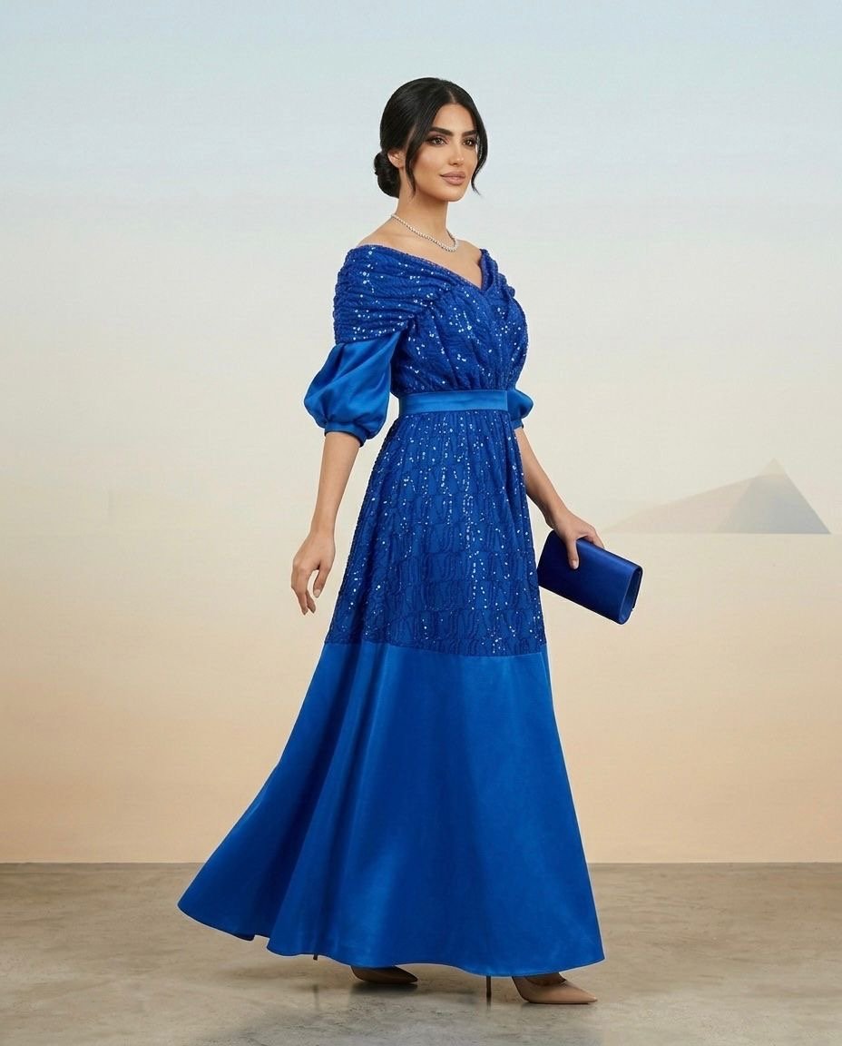 فستان سهرة ناعم - صورة 1