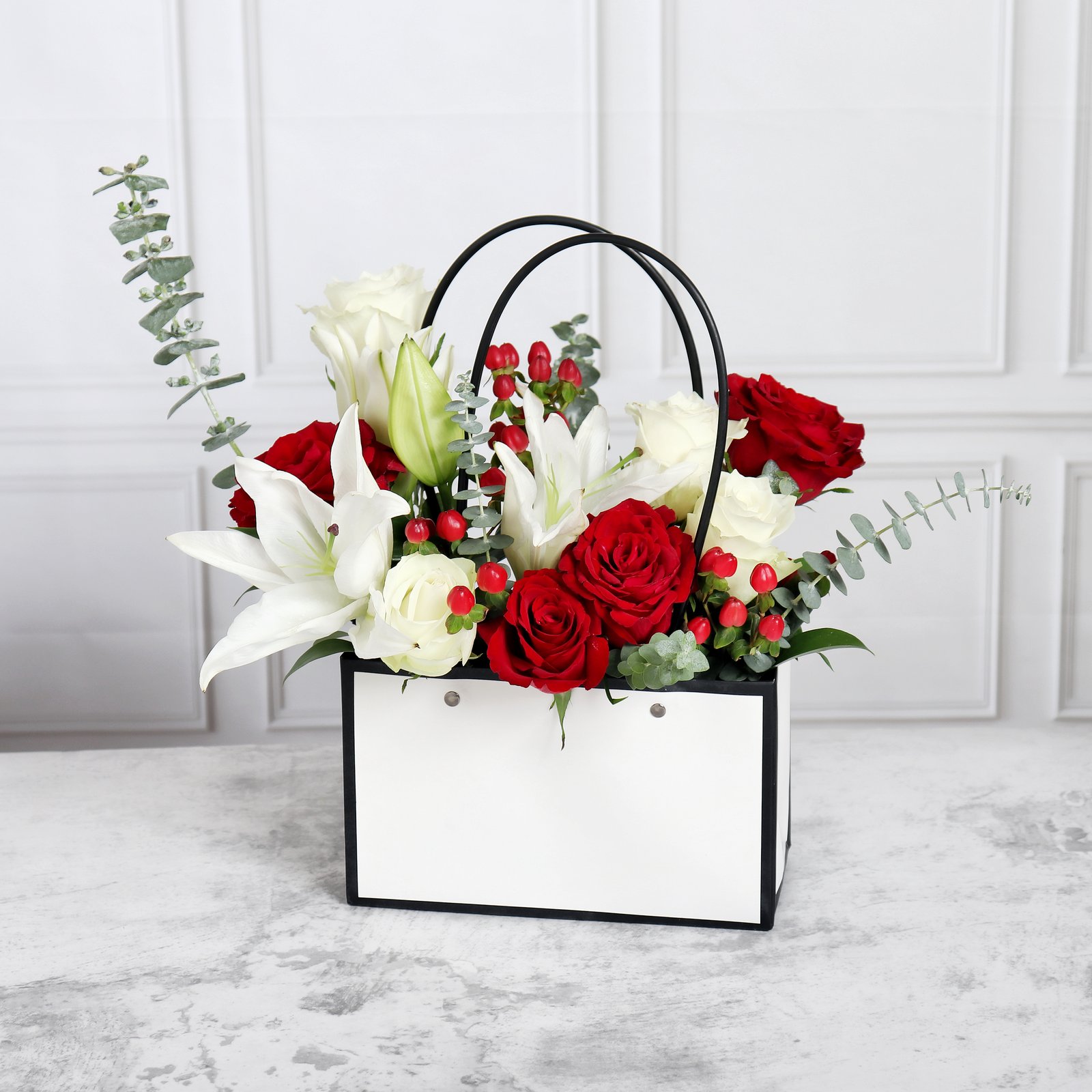 Fresh Flowers Basket - Image 1