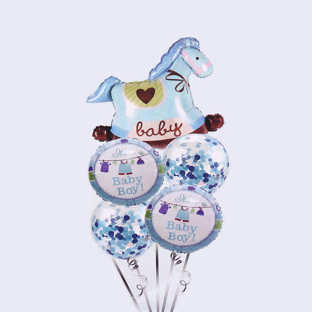 Baby Boy Balloon Foil Set - Image 1