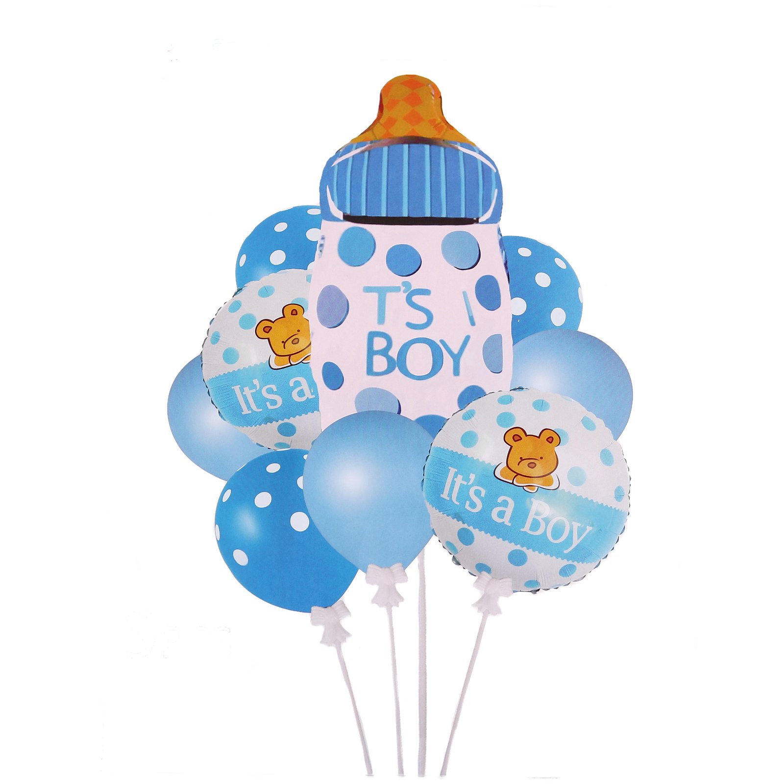 Baby Boy Helium Balloon Package - Image 1