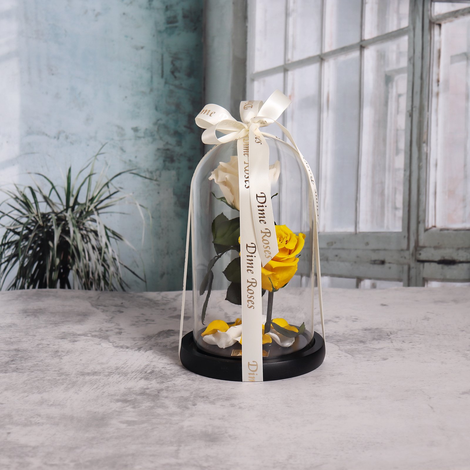 Preserved flowers in a vase - Image 1