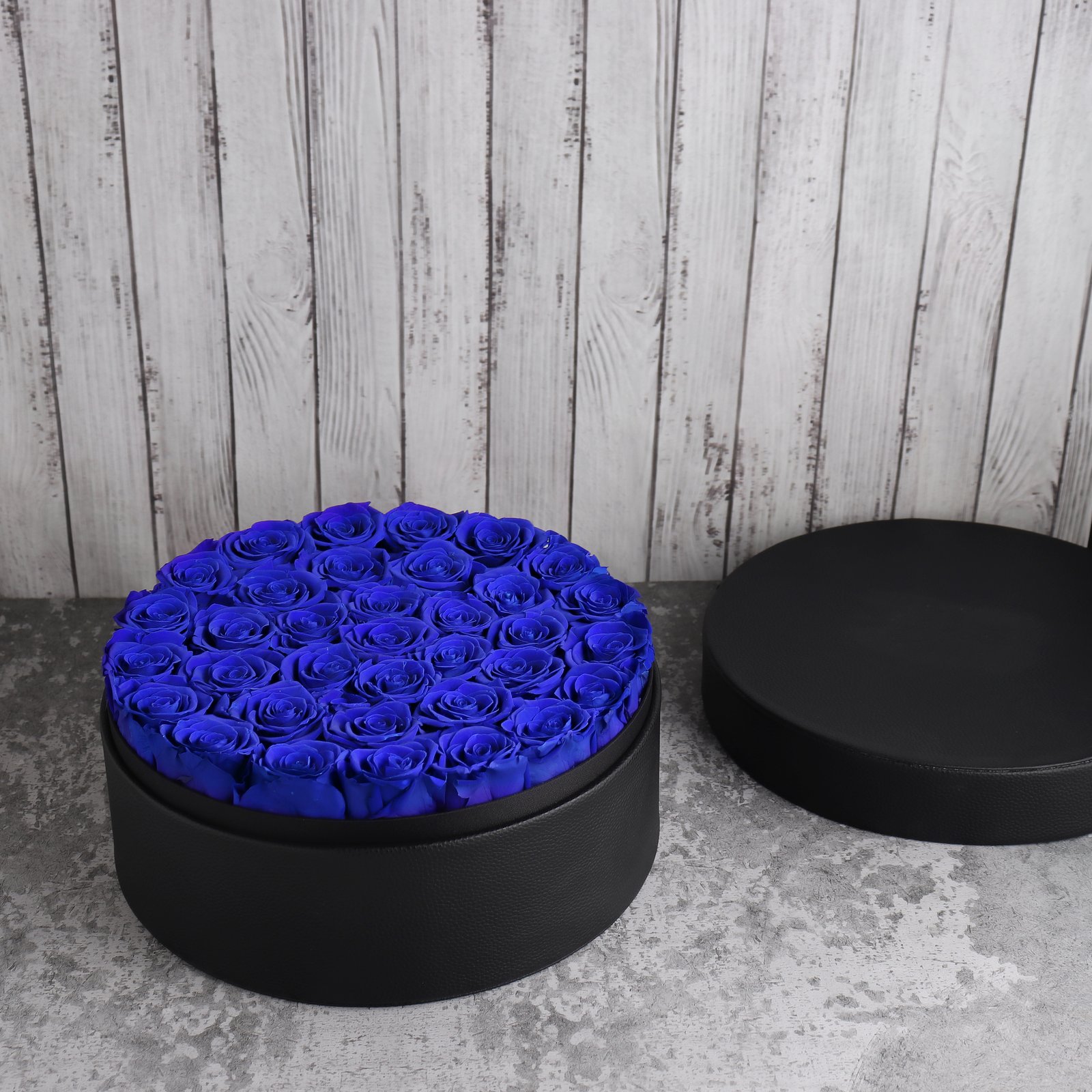 Annual Blue Flowers in a Large Flower Bouquet Box - Image 2