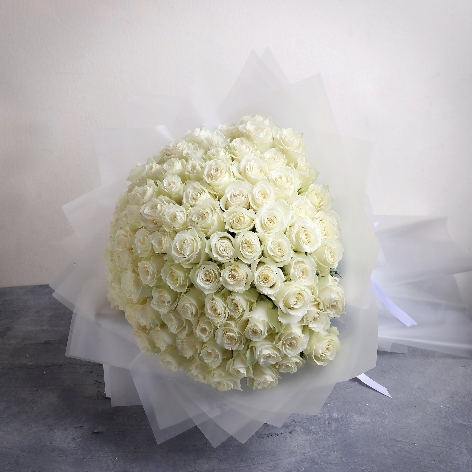 Large White Flower Bouquet - Image 1