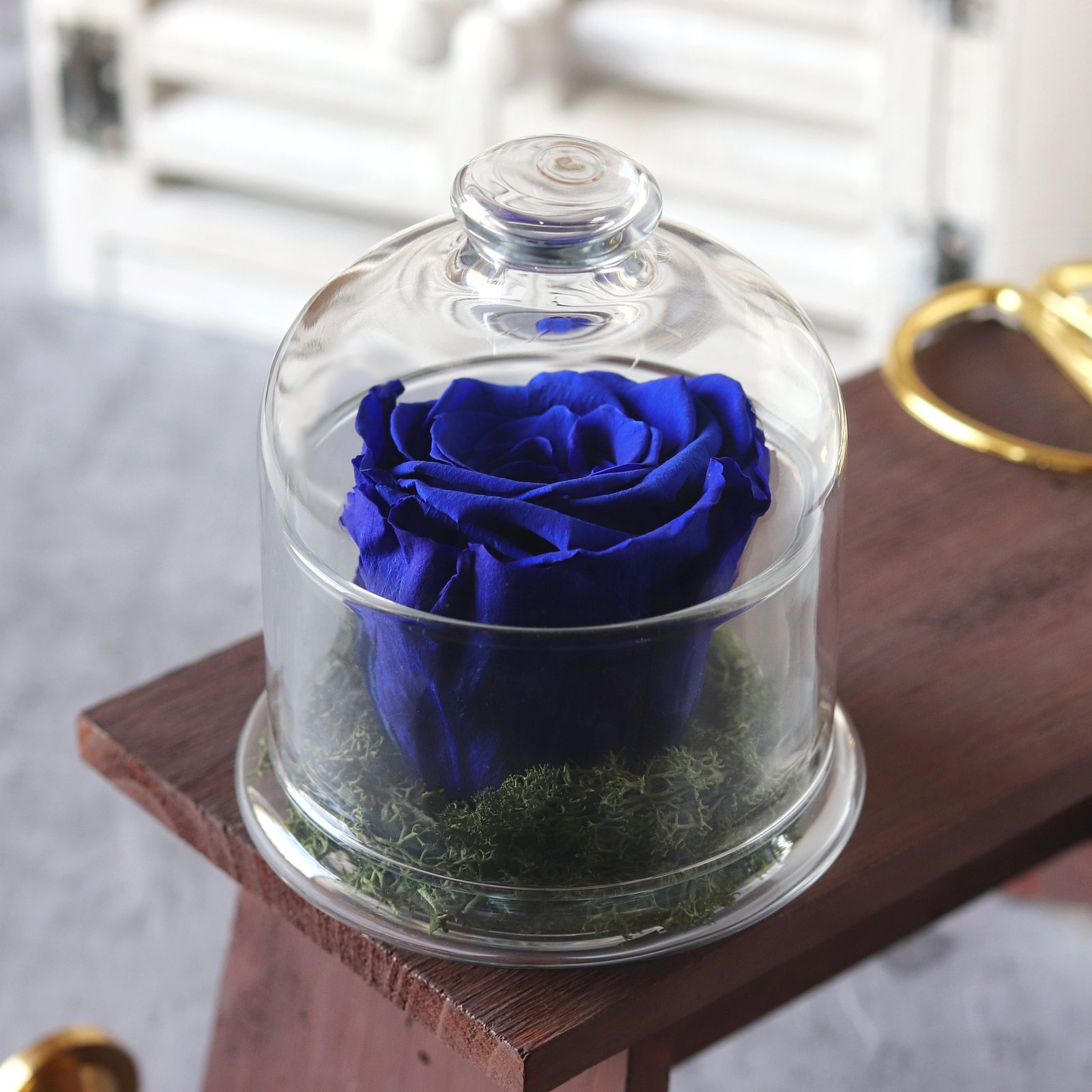 Perpetual Royal Blue Roses - Image 1