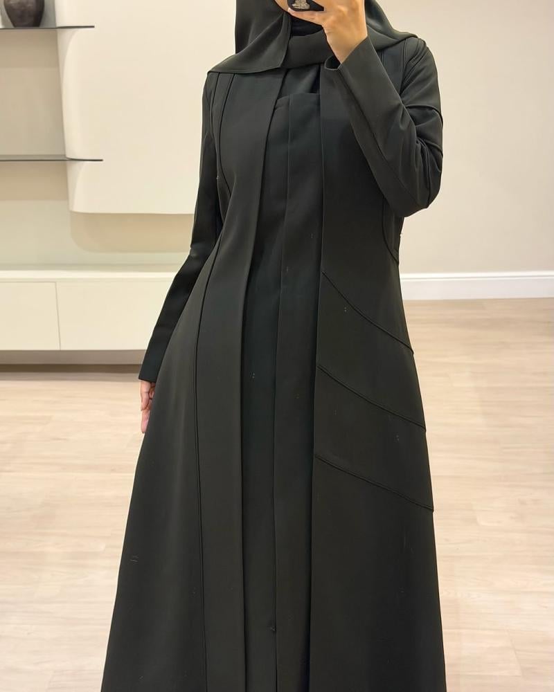 عباية بليزر كلوش مخصر للدوام - صورة 9