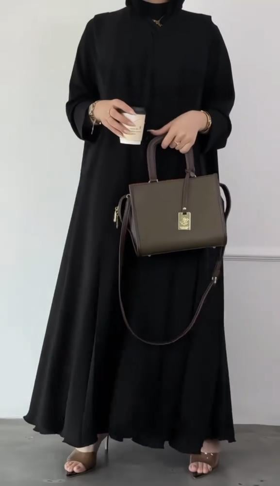 عبايه صيفية تربل كلوش  - صورة 1