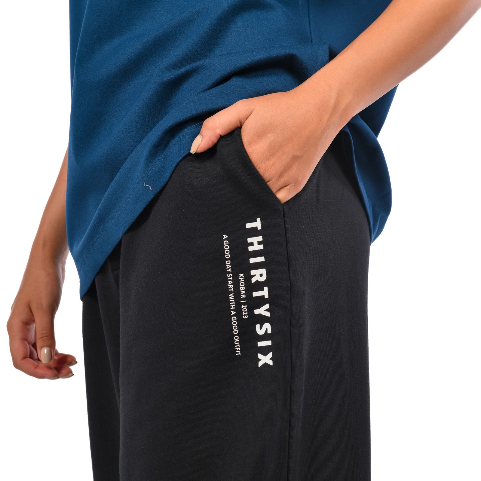 ThirtySix Basic Black Pant - صورة 4