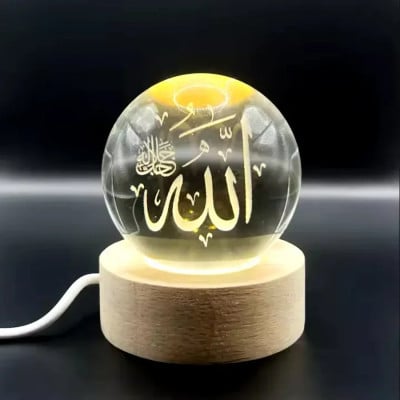 كرة كريستال ثلاثية الأبعاد لتزيين غرفة النوم هدية عيد ميلاد - صورة 1