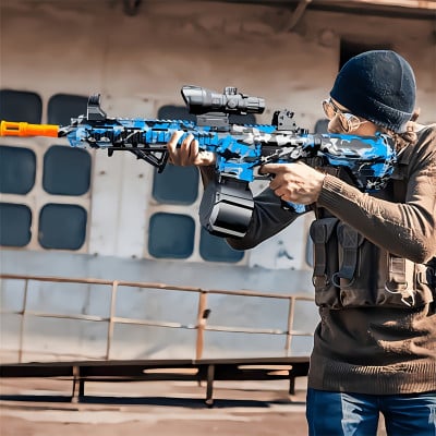 M416 بندقية لعبة في الهواء الطلق الكهربائية الناسف اطلاق النار الرياضة هلام رصاصة تبادل لاطلاق النار الصيف ألعاب كروية مائية لعبة تفاعلية الوالدين والطفل - صورة 1