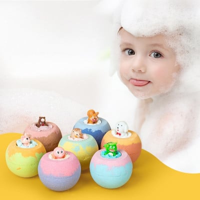 100g Bath Balls Surprise Bath Balls Surprise Gift Bath Balls Surprise Bath Balls Mermaid Sea Bath Balls With Surprise Toy Inside - Image 2