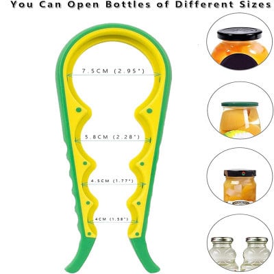 2Pcs/Set 5In1 Bottle Openers Multifunction Jar Can Opener Kit Applied To Canned Food For Beer Beverage Bottles Good Kitchen Tool - Image 2