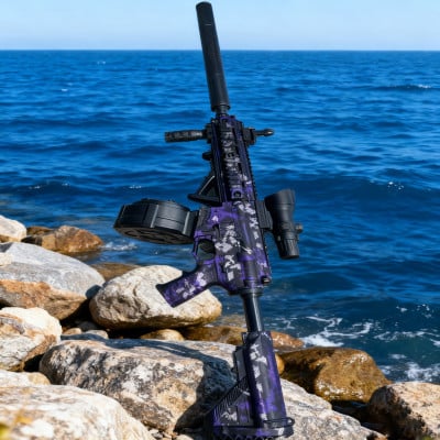 M416 لعبة مغامرة عائلية آمنة صديقة للبيئة كرة جل الناسف السيارات النار في الهواء الطلق حديقة لعبة الوالدين والطفل الترابط هدايا للبنين بنات - صورة 1