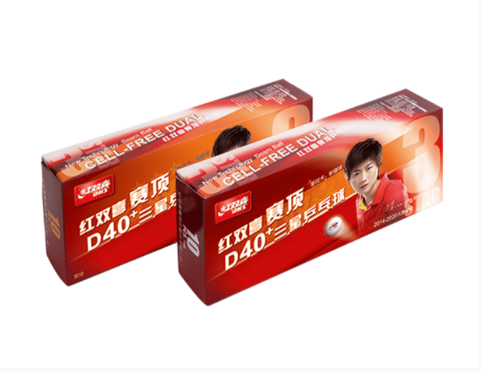 DHS D40+ 3*** ITTF 10 Balls (seam) - صورة 1