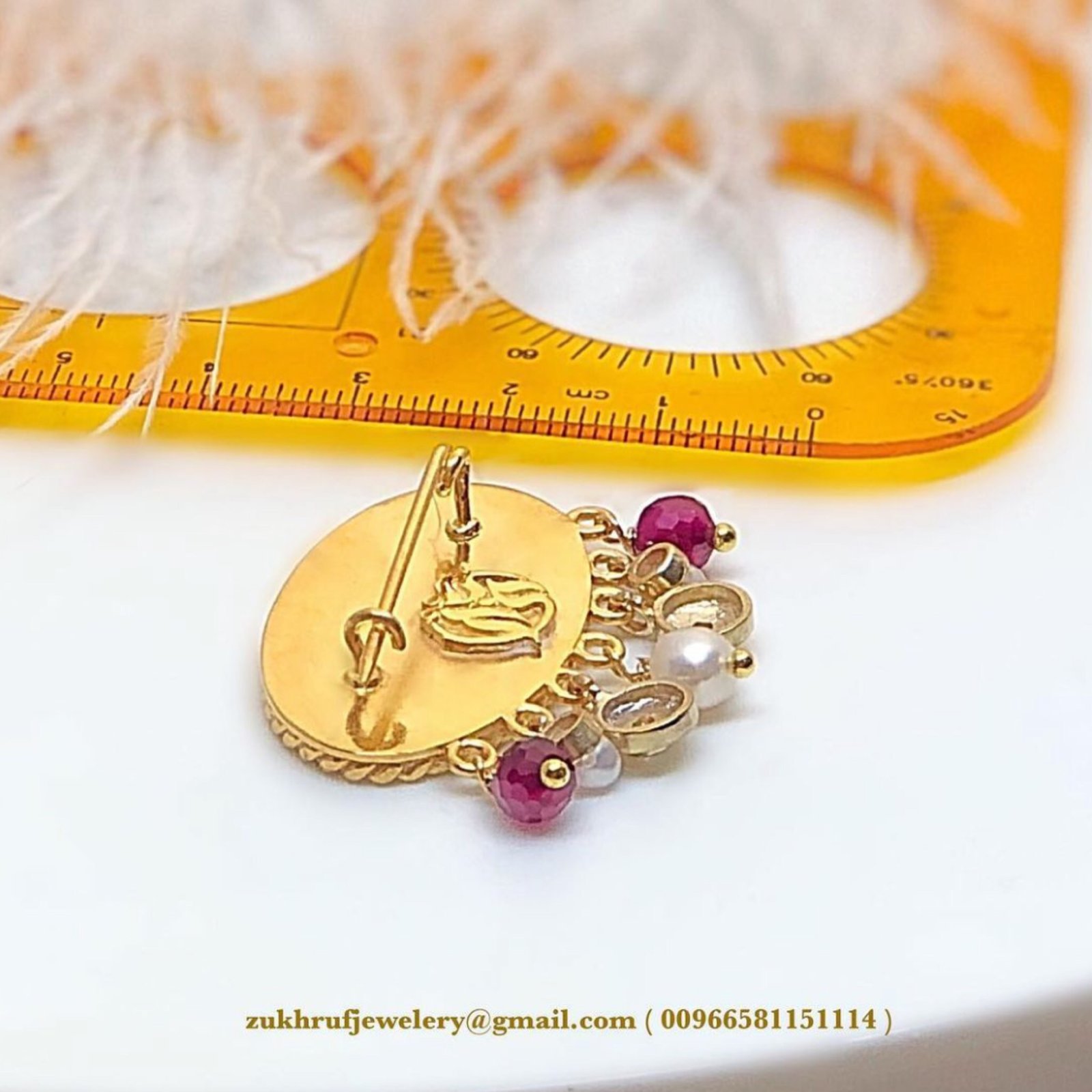 بروش مواليد بالإسم Customized Brooch - صورة 2